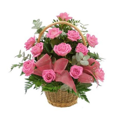 Basket Orange Roses - Florist Patras city