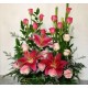 Basket lilies & Roses - Florist Patras city