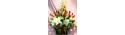 Basket lilies oriental & Roses - Florist Patras city