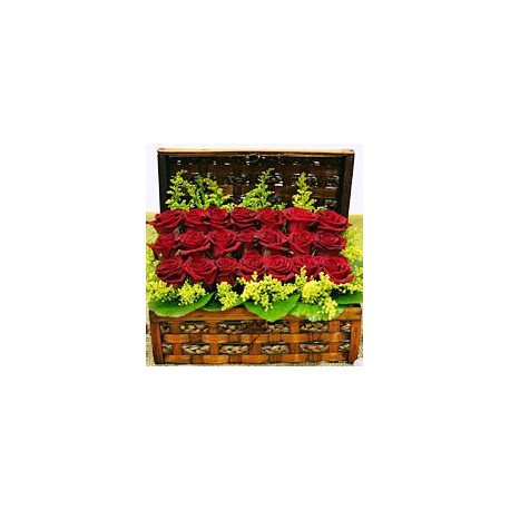 Red Roses basket- Florist Patras city