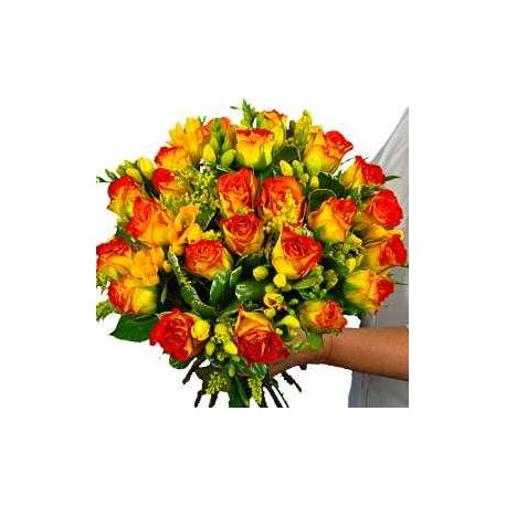 Bouquet two tones Roses  - Florist Patras city