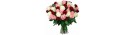 Bouquet white - red Roses  - Florist Patras city