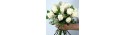 Bouquet 12 white roses - Florist Patras city