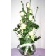 White roses in vase - Delivery Patras city