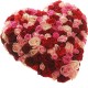 Beautiful heart of 151 roses