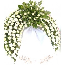 Funeral Wreath with composition