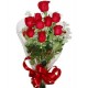 Ανθοδεσμη με κοκκινα  τριανταφυλλα